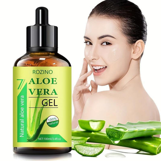 Aloe Vera Gel Moisturizing & Soothing Body Oil, 1 Count Natural Essential Skin Care Oil for Women & Men, Builds the Skin Barrier, Massages the Skin Texture and Soothes and Relaxes the Skin