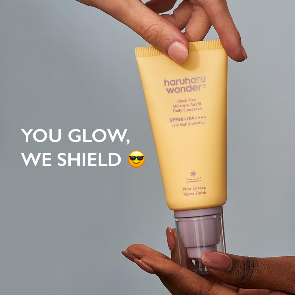 Wonder Black Rice Moisture Airyfit Daily Sunscreen 1.69Fl.Oz (Pack of 2)